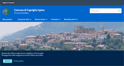Desktop Screenshot of comune.caprigliairpina.av.it